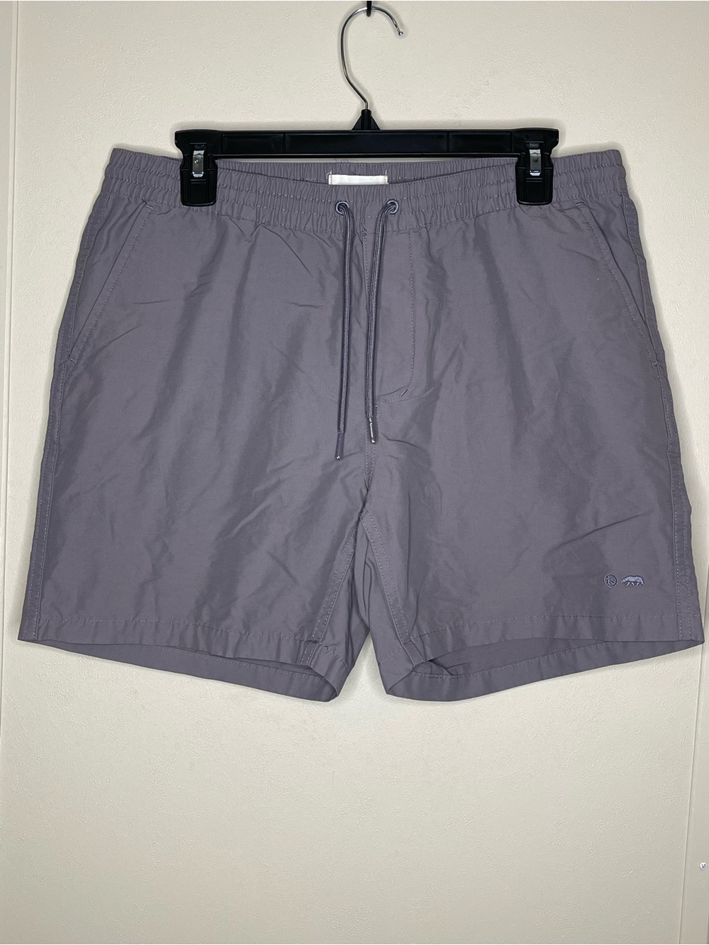 Taylor Stitch Men's Lightweight Drawstring Shorts in Mauve Gray 5.5” size M